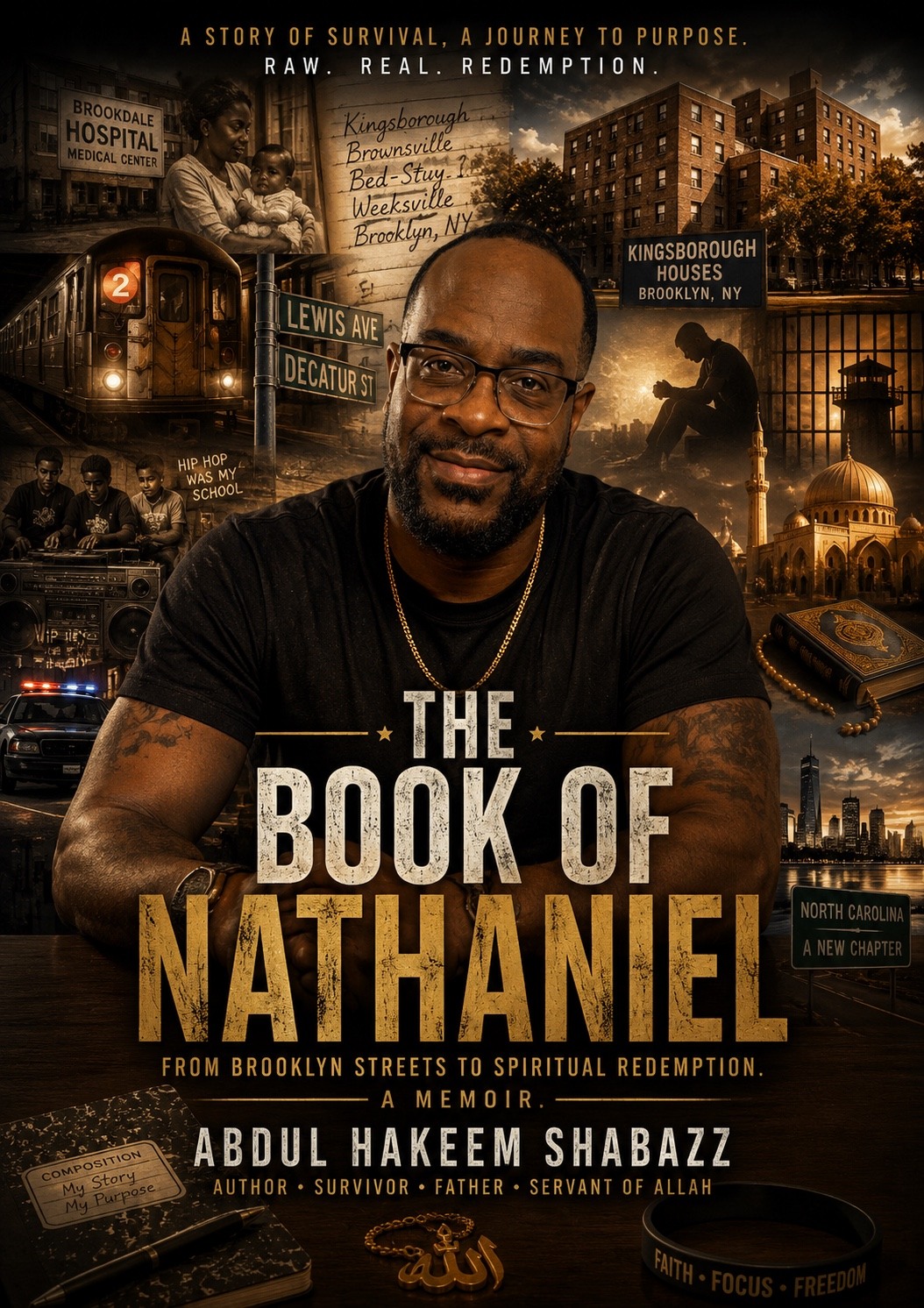 Abdul Hakeem Shabazz and imagery from his life journey